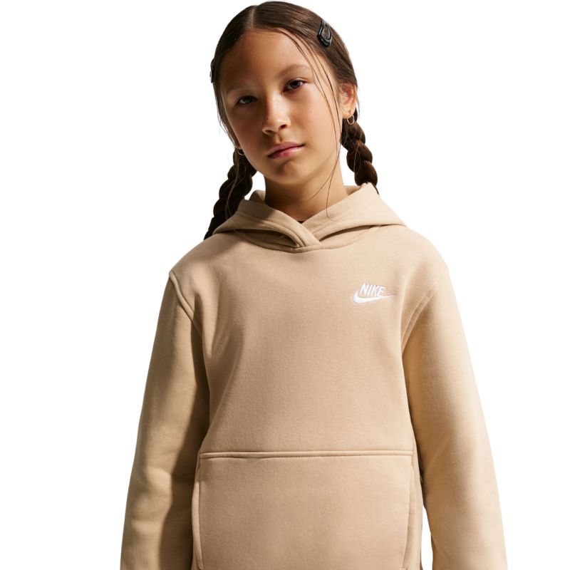 Nike Sportswear Club Fleece Kids' Sweatshirt bézs pulóver FD3000286