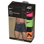 Nike men's boxer briefs 3 pack BLACK - 0000KE1156-BAV fekete alsónemű