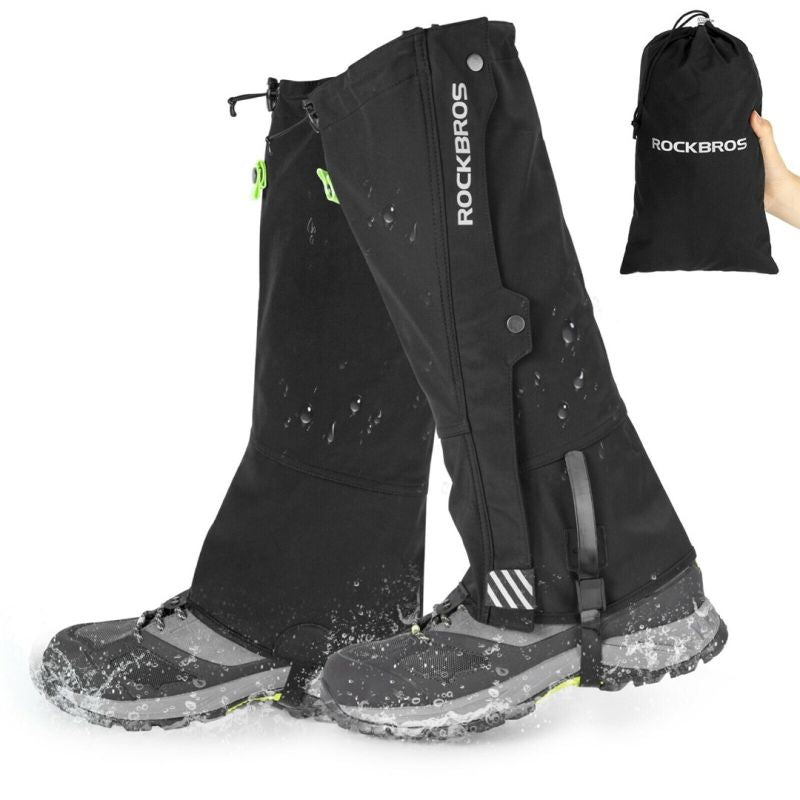 Rockbros waterproof gaiters TT014 black S/M fekete tourist equipment