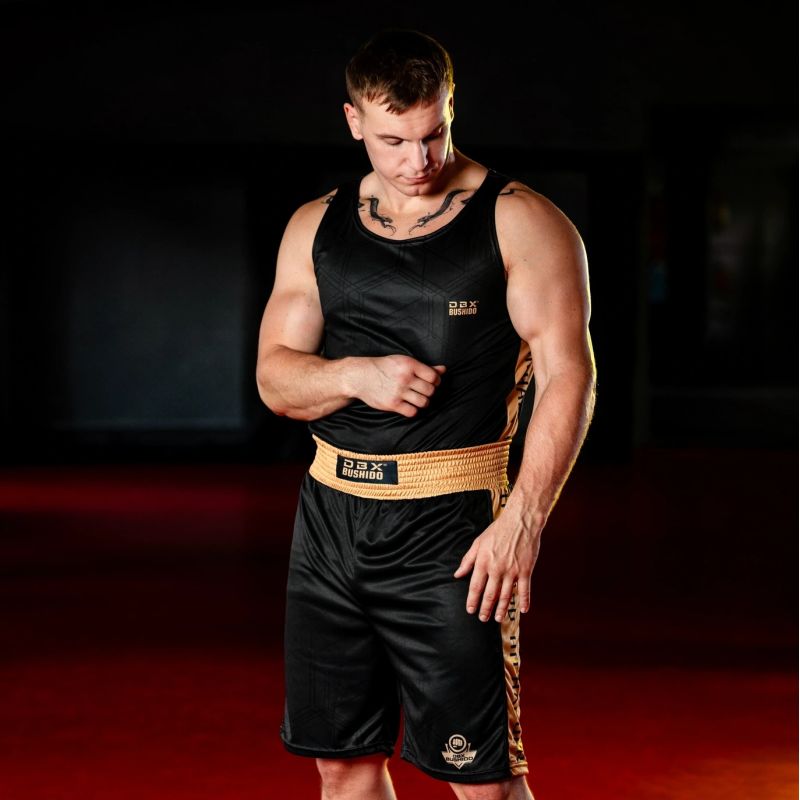 DBX Bushido TankTop GOLD boxing ezüst póló