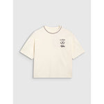 Women's oversize printed T-shirt 4F 4FRSS25TTSHF2979-11S póló