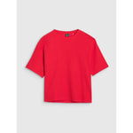Women's regular waffle knit T-shirt 4F 4FRSS25TTSHF2651-62S póló