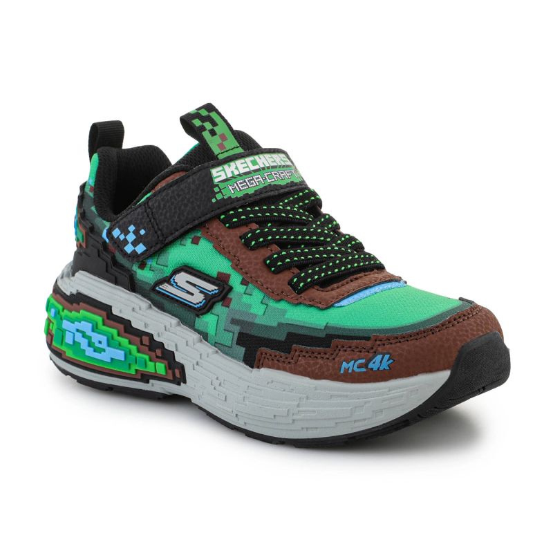 SKECHERS MEGA-CRAFT 4K 402160L-BRMT Brown/Multi barna utcai cipő