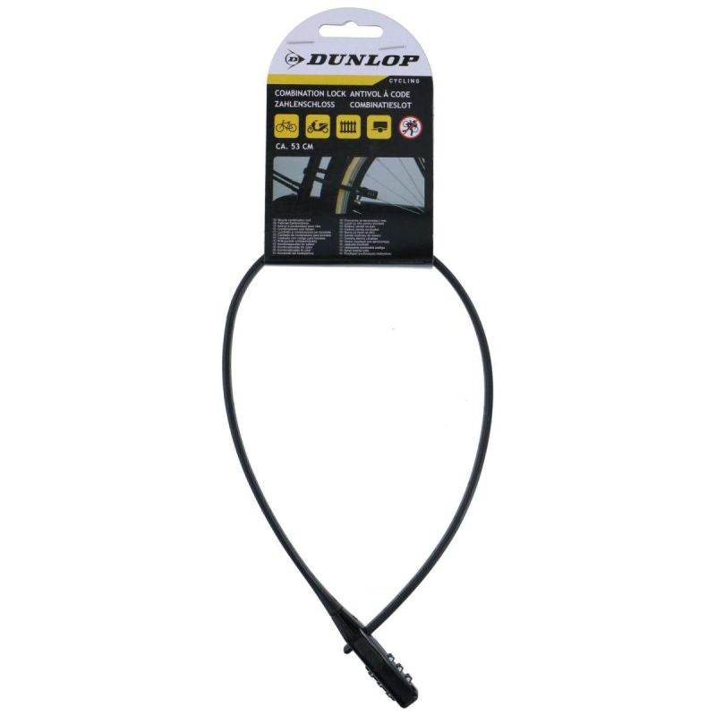 Dunlop Black Code Strap Bike Lock fekete öv GSP-255446