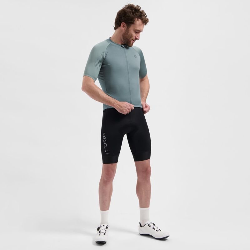 Rogelli Essential II cycling jersey, grey, szürke kerékpáros ruha SIRC1000002.200.S