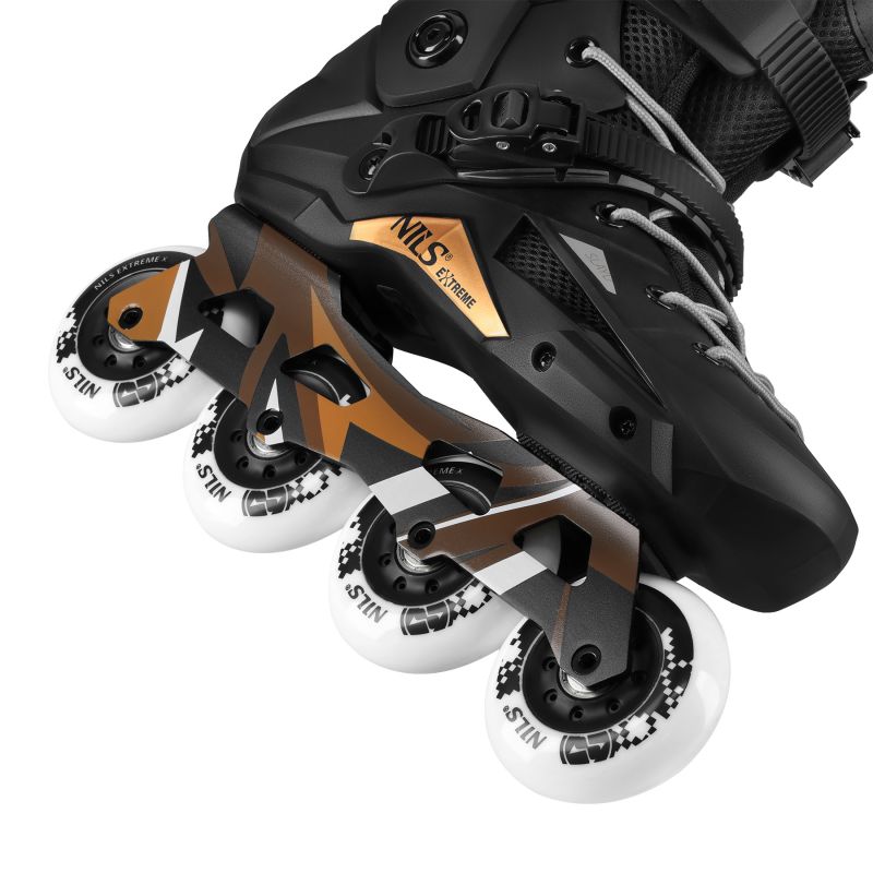 Na1601 Slalom Roller Skates Slayd Black Size 41 Nils Extreme fekete utcai cipő
