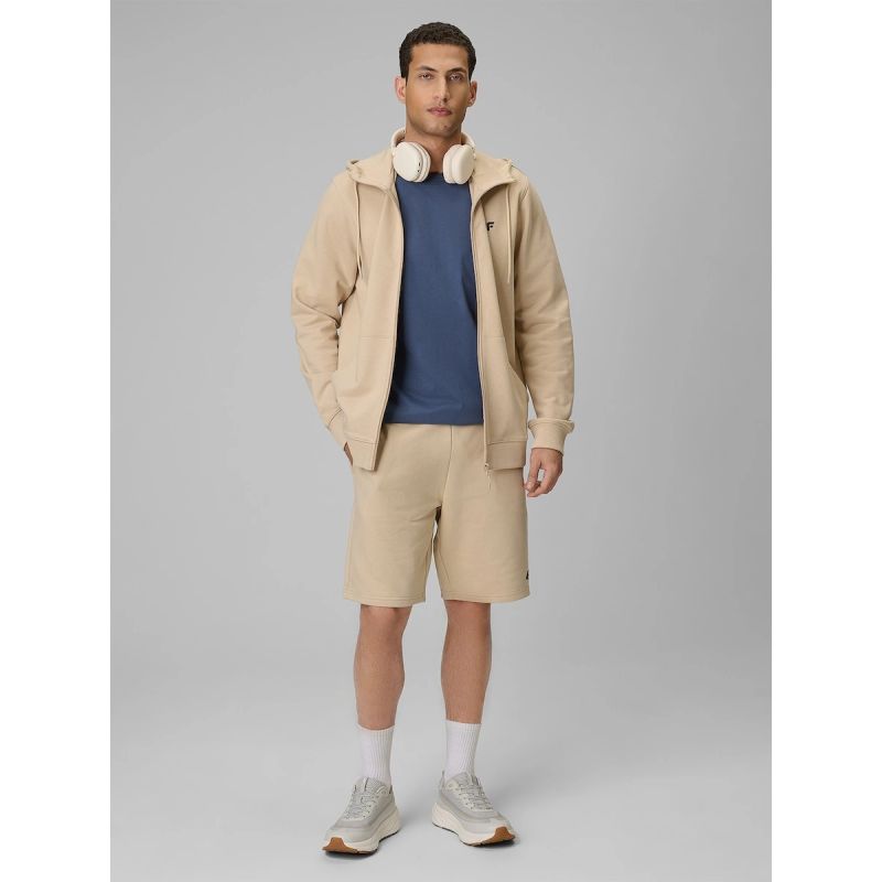 4F Men's zip-up hooded sweatshirt pulóver 4FRSS26TSWSM3106-83S
