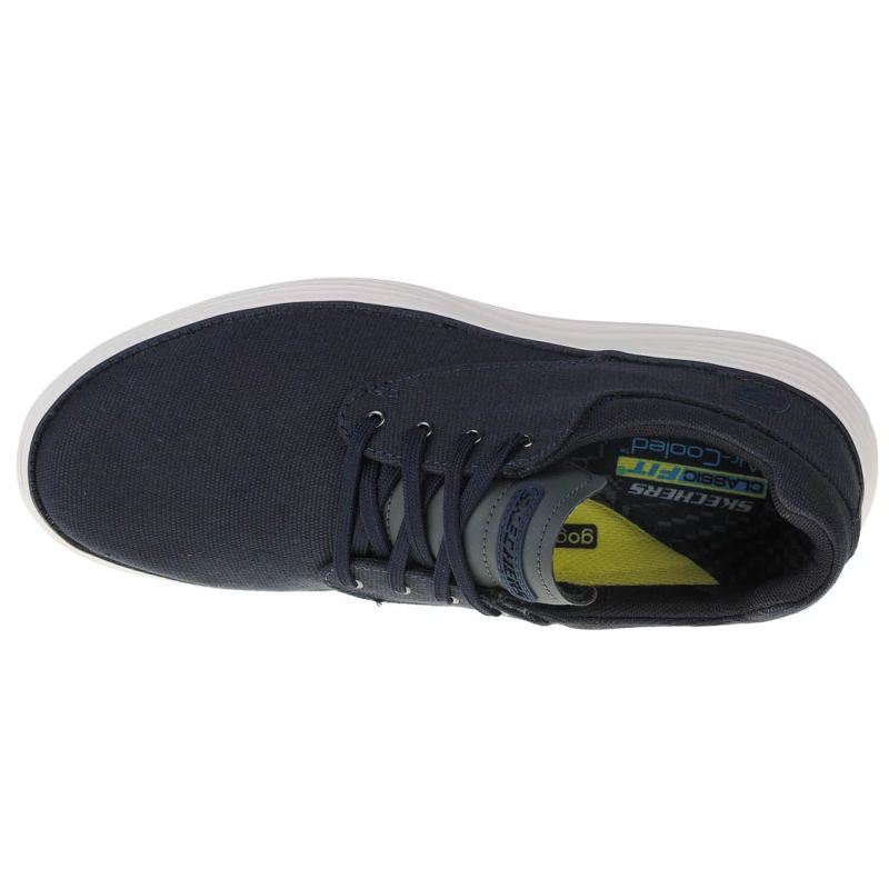 Skechers Status 2.0 Burbank Navy Blue Size sötétkék utcai cipő 204083-NVY