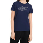 Women's T-shirt 4F F3309 navy 4FWMM00TTSHF3309 31S kék póló