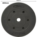 Enero Pro Concrete Load 20 Kg Enero Fit ø29mm fekete weight, strength training equipment, training equipment