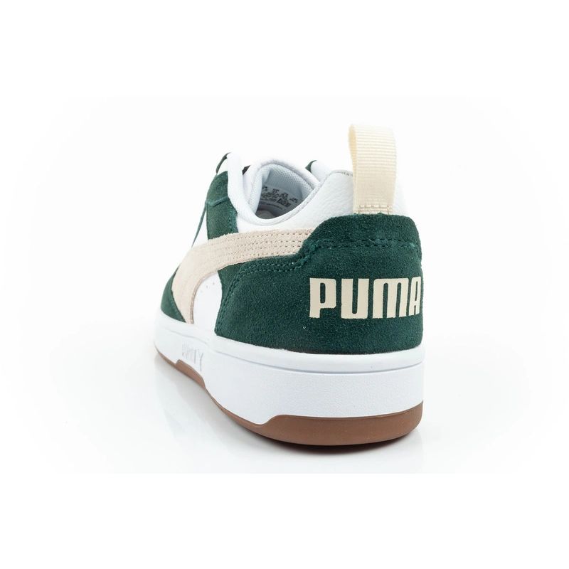 Puma Rebound v6 men's sports sneakers fashionable comfortable white zöld utcai cipő