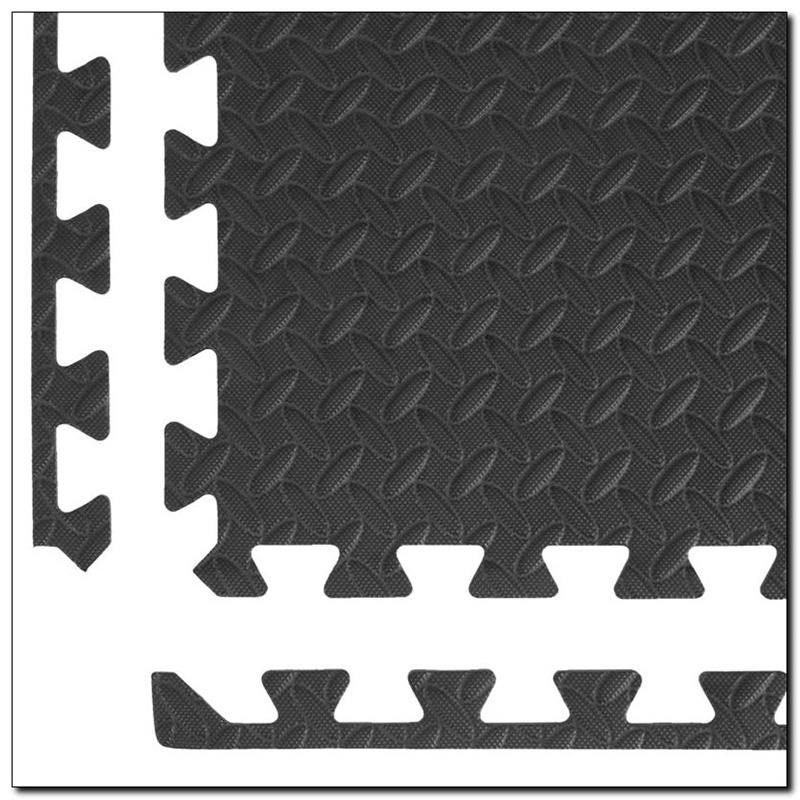HMS Dark gray puzzle mat 9 pieces 12mm MP12 szürke fitness matrac 17-63-086