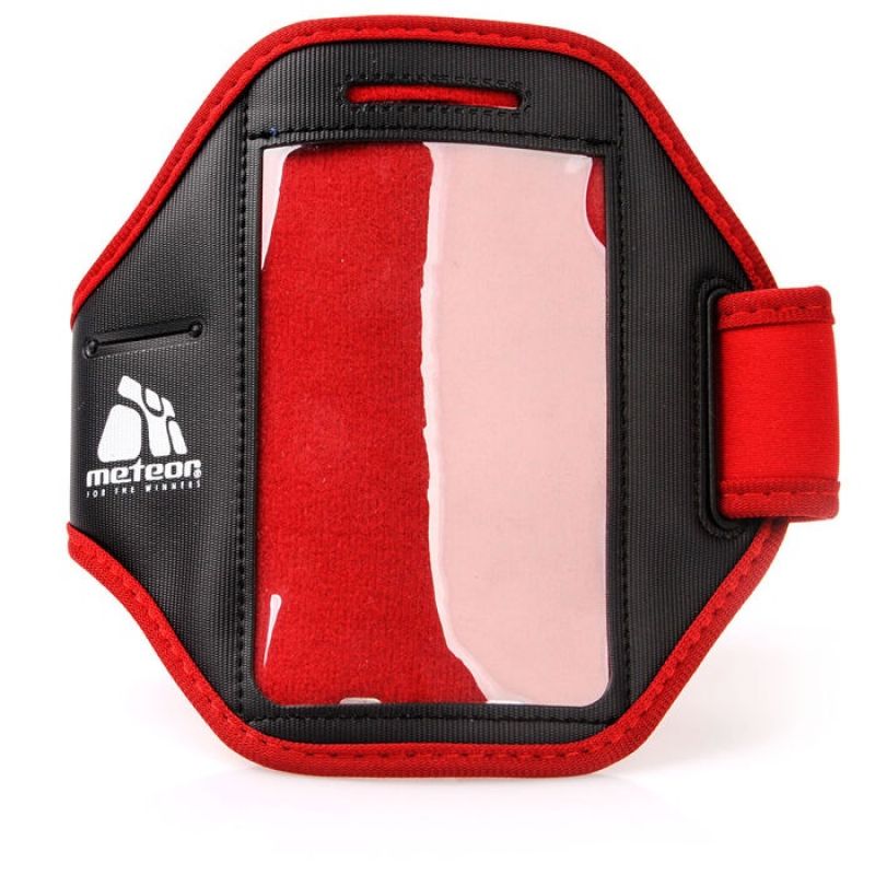 Meteor black and red armband with pocket fekete wirstbands, headbands