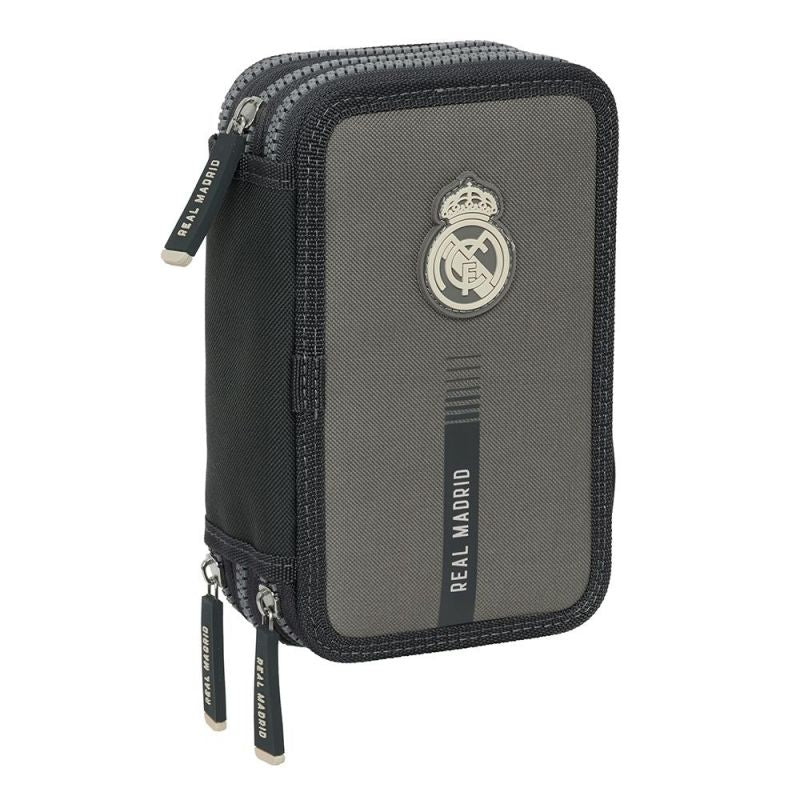 Real Madrid triple filled pencil case 37 pcs wielokolorowy tolltartó