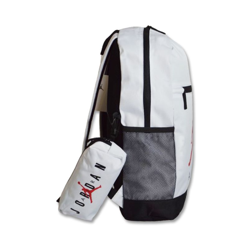 AIR Jordan School Backpack White + Pencil Case - uniwersalny pencil cases, backpacks
