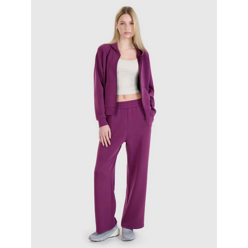 4f Women's Modal Wide Leg Sweatpants 4FWSS25TTROF1011-50S General