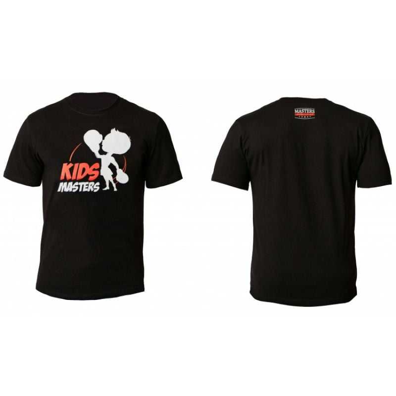MASTERS FIGHT EQUIPMENT Black T-shirt MJE - TS-KM 98/104 cm póló 0618842-98/104