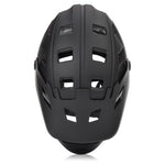 Meteor Hydra S full-face bicycle helmet 51-55 cm black fekete sisak 17894
