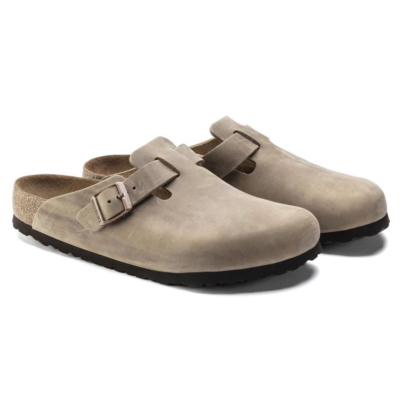 Birkenstock Men's BOSTON BS TABACCO BROWN Clogs (Standard Width)
