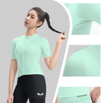 Rockbros 15210007003 TVI S Women's Cycling Jersey - Green s \ zielony póló 15210007003-211663