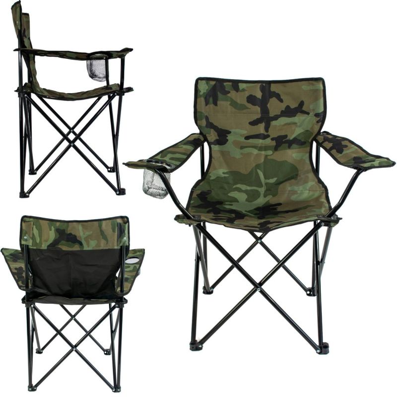 Enero Folding Camping Chair Camuflage Camp tourist equipment, chair
