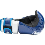 TOP TEN ROTT "GLOSSY BLOCK" Open Gloves jasnoniebieski+xs kesztyű