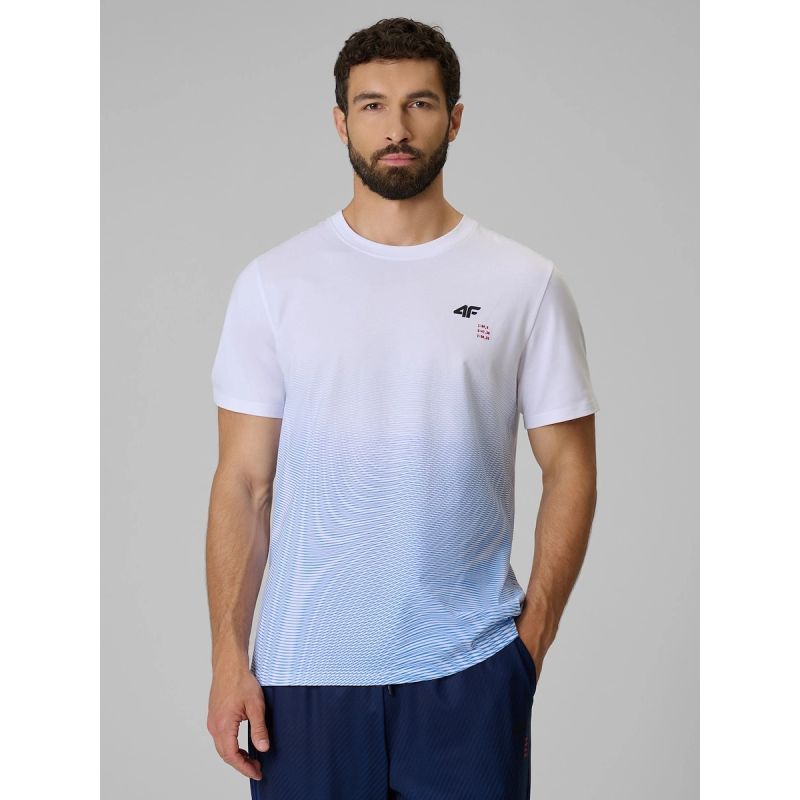 4F Men's regular printed T-shirt póló 4FRSS26TTSHM4040-33A
