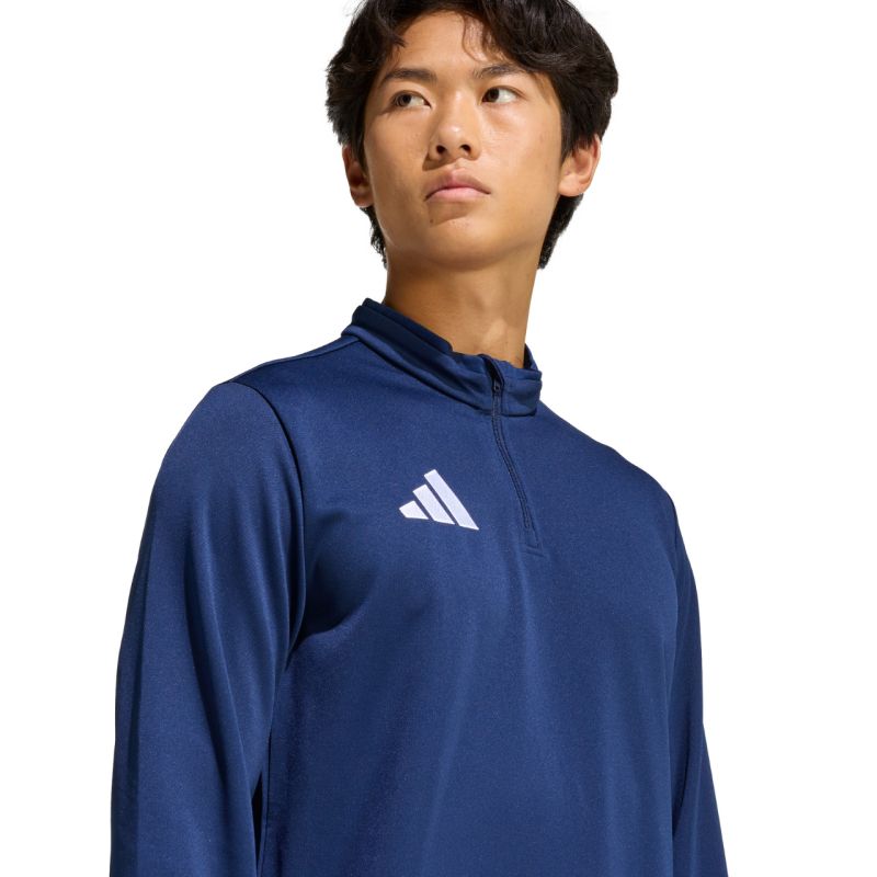 Men's adidas Entrada 26 Training Top Navy Blue JZ6651 sötétkék pulóver