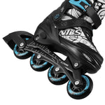 NH10907 4in1 ROLLER SKATES WITH EXTENDED HOCKEY BLADES TINTY GREEN SIZE S(31-34) NILS EXTREME zöld utcai cipő