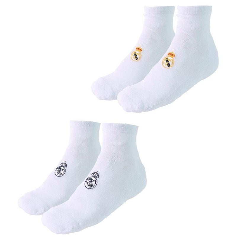 Real Madrid socks 2-pack white 2900003458
