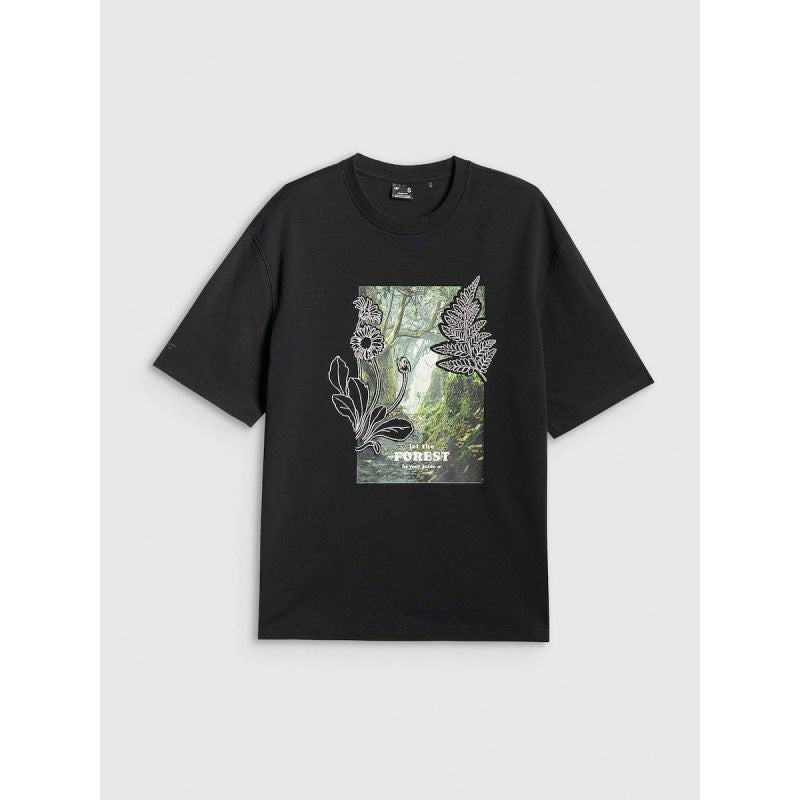 4F Women's loose T-shirt with print ruházat