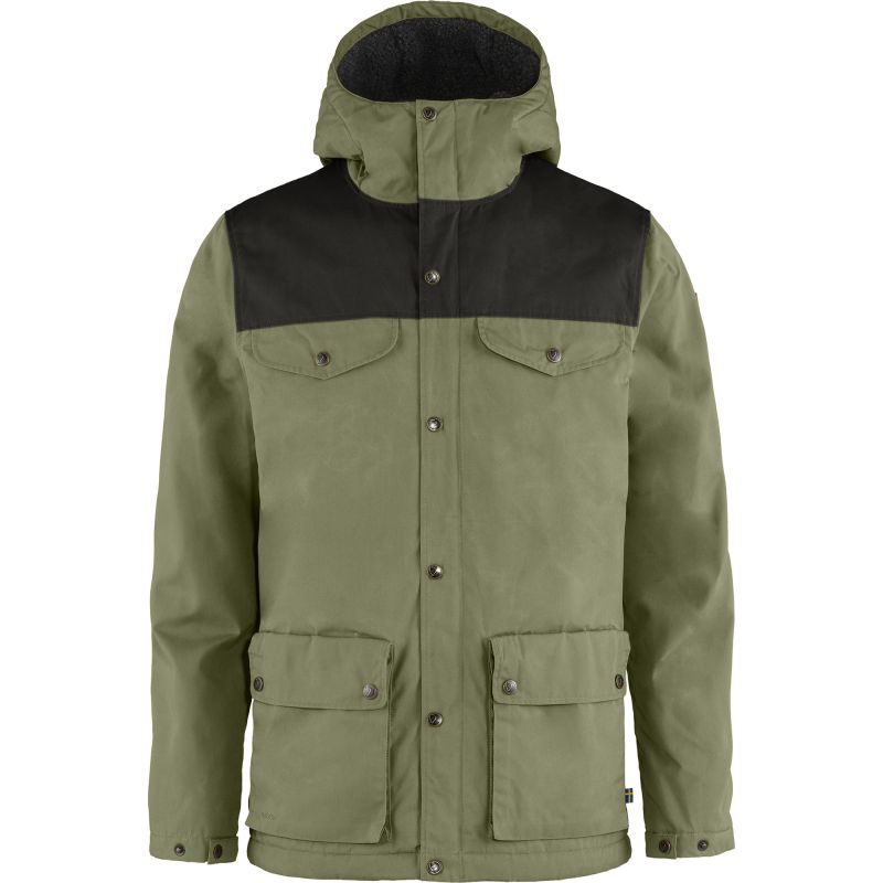 Fjällräven Greenland Winter Jacket M Green-Dark Grey men's hiking jacket (F87122-620-030) General