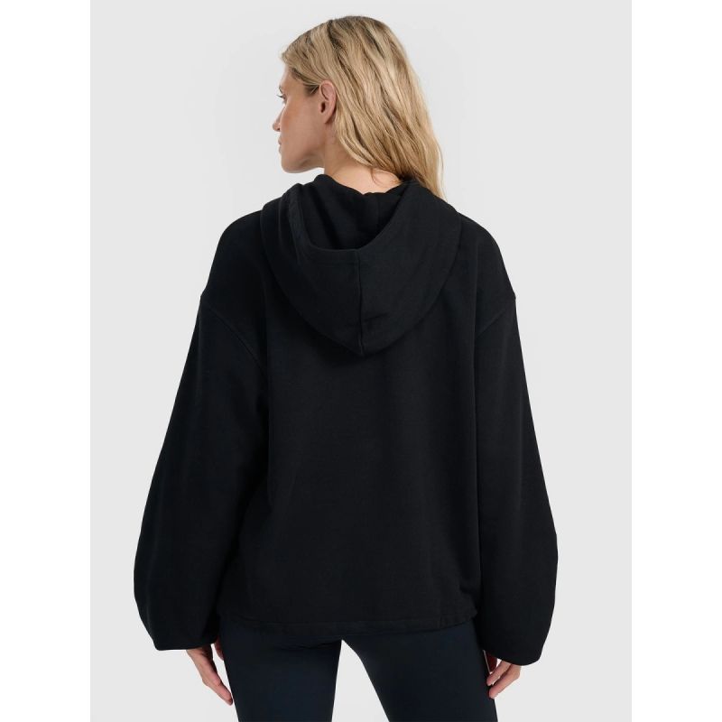 4f Women's sweatshirt with hood, open, 4FRAW25TSWSF2462-20S General