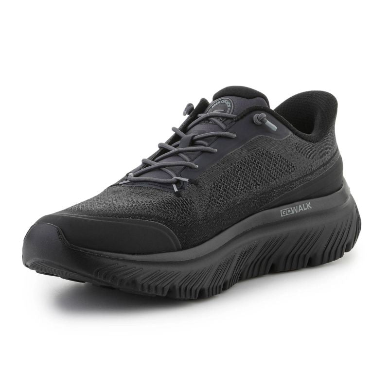 Skechers Slip-ins Go Walk Max Cushioning Hyper Burst Zoltar 217128-BBK Black fekete utcai cipő