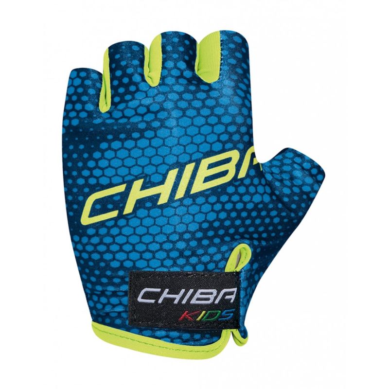 CHIBA KIDS gloves, blue, kék kerékpáros kesztyű SI3050222N-2