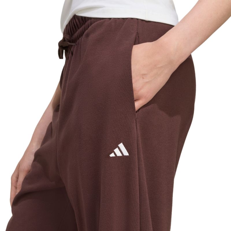 adidas Essentials Small Logo French Terry Cuffed Women's Pants Brown JX3864 Kiegészítő