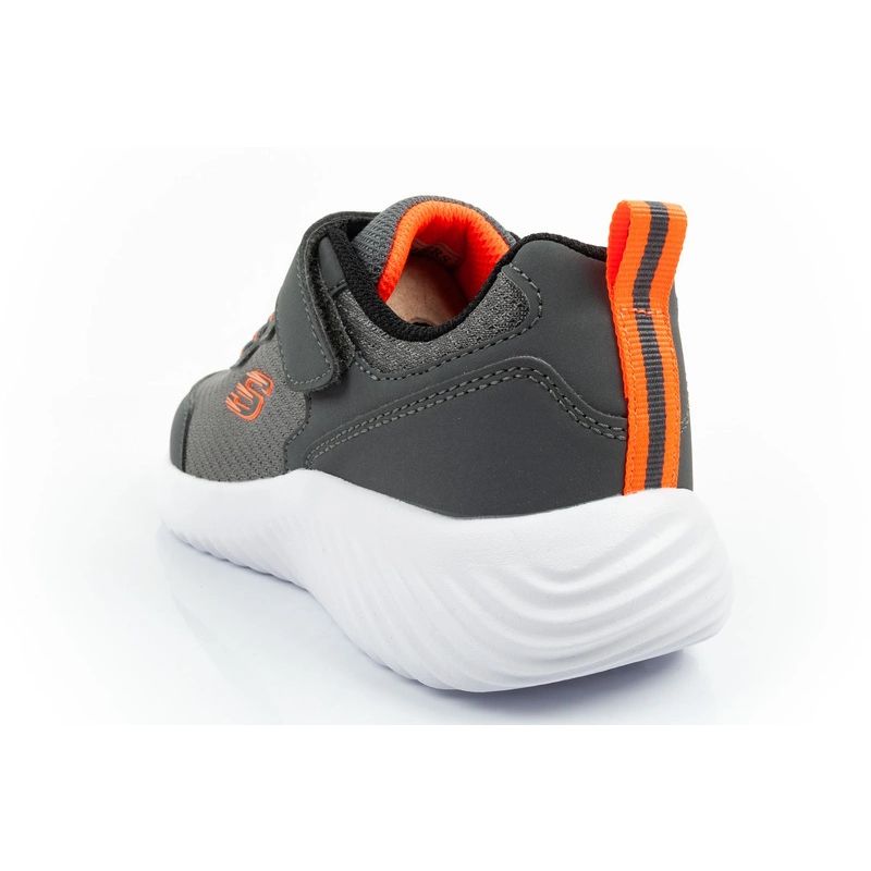 Skechers Bounder children's sports with Velcro, lightweight, fashionable gray szürke utcai cipő