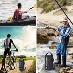 Wozinsky WWK-30 waterproof bag for 30l kayak - black fekete sup 304004-196029