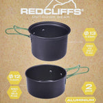Redcliffs Tourist Set Of 2 Pots kemping felszerelés