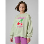 Girls' loose sweatshirt without hood 4F 4FJRSS26TSWSF2903-47S 158/164 kapucnis pulóver
