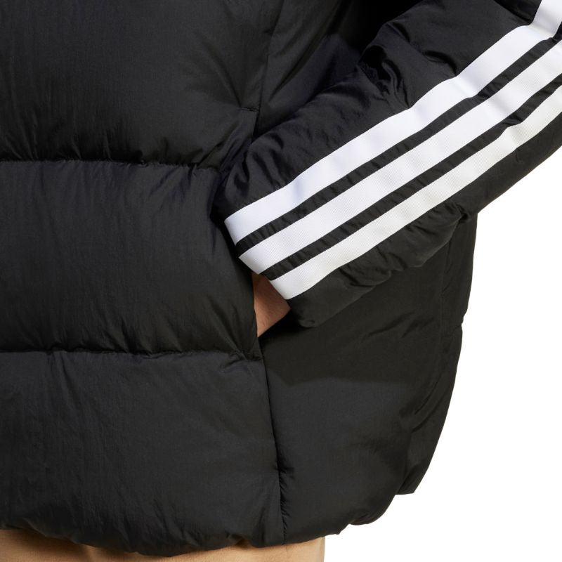 adidas Essentials Climawarm 3 Stripes Puffer Down Hooded M JM4165 Kabát