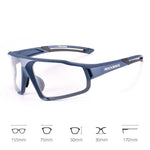 Rockbros Photochromic UV400 Cycling Glasses - Blue kék glasses, training equipment