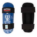 MASTERS FIGHT EQUIPMENT MASTERS NA-FIGHT shin guards (WAKO APPROVED) piros védőfelszerelés 03526-02M