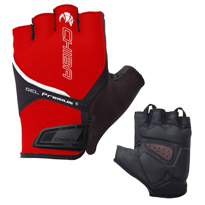 CHIBA Gel Premium S gloves red piros kesztyű
