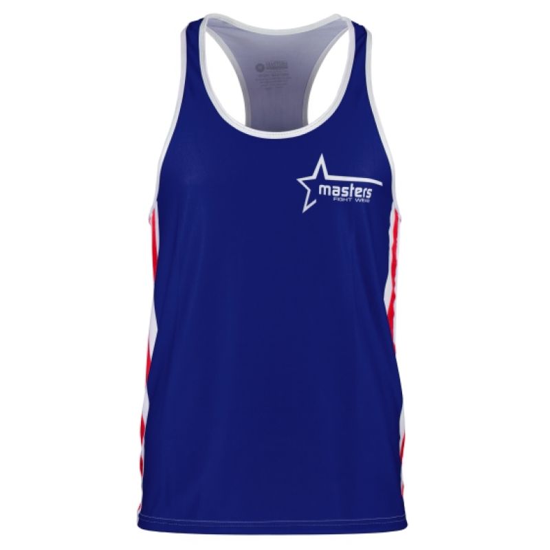 MASTERS FIGHT EQUIPMENT MASTERS SUPERSTAR boxing piros póló 04005-S02-M