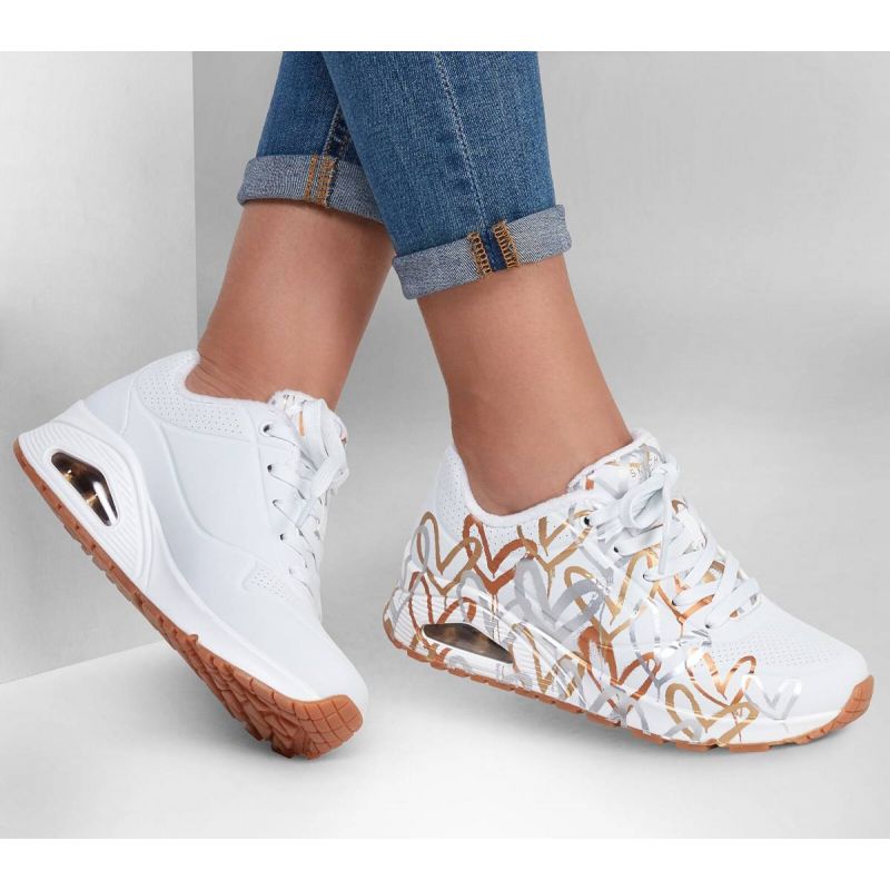 Skechers Shoes Skechers Uno Metallic Love W 155523/WTGD Cipő