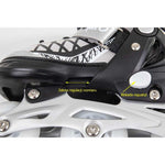 Enero Roller Skates-Roller Skates-Ice Skating 4in1 Pro Led 30-33 Gray szürke skates, roller skates