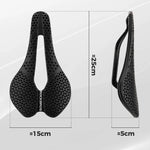 Rockbros Anatomical 3D Waterproof Bicycle Saddle - Black