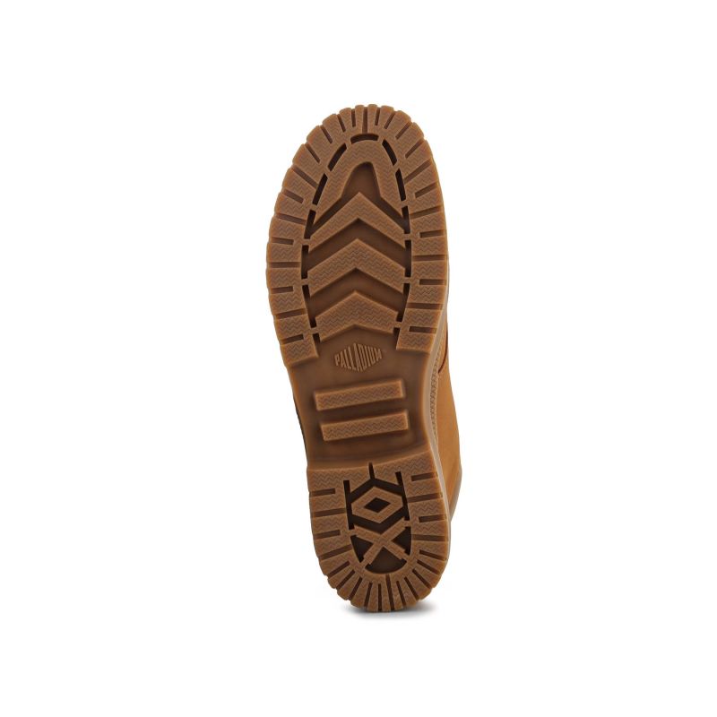 Palladium sp20 Cuff Leather Waterproof WL M 79067-257-M Mahogany shoes Cipő