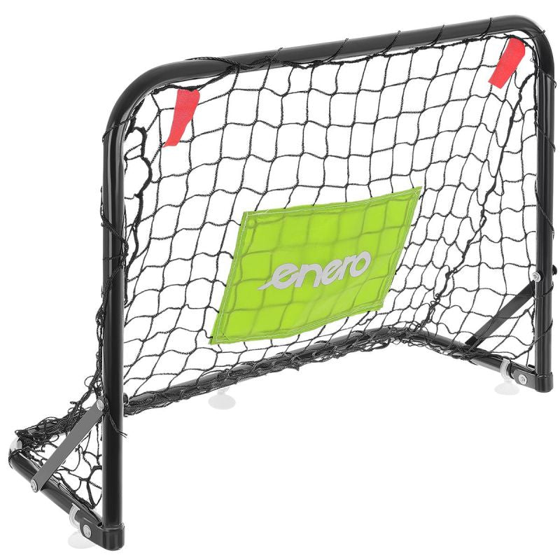 Enero Set Of 2 Metal Goals With Net, Ball, Pump pumps, nets, sets